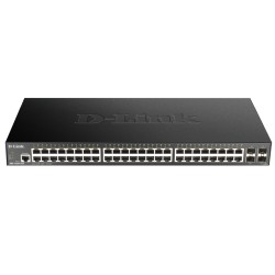 Суич D-LINK 48-port Gigabit Smart Managed Switch with 4x 10G SFP+ ports Суич D-LINK 48-port Gigabit Smart Managed Switch with 4x 10G SFP+ ports