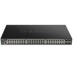 Суич D-LINK 48-port Gigabit Smart Managed Switch with 4x 10G SFP+ ports 370Watts