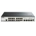 Суич D-LINK 20-Port Gigabit Stackable SmartPro Switch including 2 SFP ports and 2 x 10G SFP+ ports Суич D-LINK 20-Port Gigabit Stackable SmartPro Switch including 2 SFP ports and 2 x 10G SFP+ ports