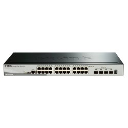 Суич D-LINK 28-Port Gigabit Stackable Smart Managed Switch including 4 10G SFP+