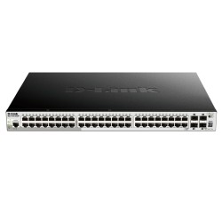 Суич D-LINK 52-Port Gigabit Stackable POE Smart Managed Switch including 4 10G SFP+ Суич D-LINK 52-Port Gigabit Stackable POE Smart Managed Switch including 4 10G SFP+