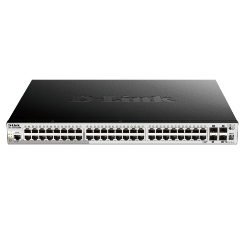 Суич D-LINK 52-Port Gigabit Stackable POE Smart Managed Switch including 4 10G SFP+ Суич D-LINK 52-Port Gigabit Stackable POE Smart Managed Switch including 4 10G SFP+