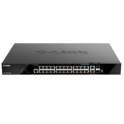 Суич D-LINK 20 ports GE PoE + 4 ports 2.5 GE PoE + 2 10GE ports + 2 SFP+ Smart Managed Switch