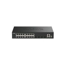 Суич D-LINK 16 Ports GE + 4 Ports 10G SFP+ Smart Managed Switch Суич D-LINK 16 Ports GE + 4 Ports 10G SFP+ Smart Managed Switch