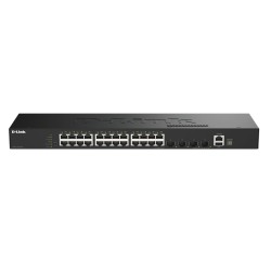 Суич D-LINK 24 Ports GE + 4 Ports 10G SFP+ Smart Managed Switch