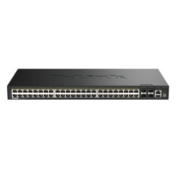 Суич D-LINK 48 Ports GE PoE 370W