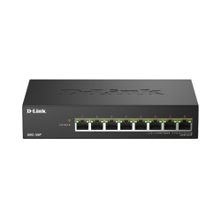 Суич D-LINK 8 ports 2.5G/MultiGig PoE Unmanaged Switch Metal Суич D-LINK 8 ports 2.5G/MultiGig PoE Unmanaged Switch Metal