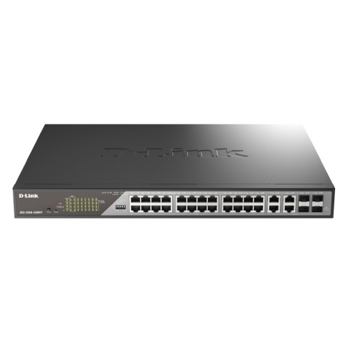 Суич D-LINK 28-Port Gigabit Ethernet PoE++ Surveillance Switches