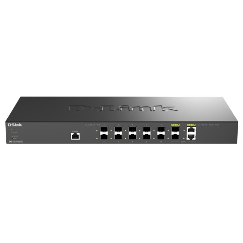 Суич D-LINK 12 Port Smart Managed Switch including 10x10 SFP+ ports & 2 x Combo 10GBase-T/SFP+ uplink ports Суич D-LINK 12 Port Smart Managed Switch including 10x10 SFP+ ports & 2 x Combo 10GBase-T/SFP+ uplink ports