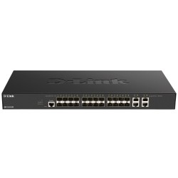 Суич D-LINK 24x10G SFP+ ports + 4x10G Base-T ports Smart Managed Switch Суич D-LINK 24x10G SFP+ ports + 4x10G Base-T ports Smart Managed Switch