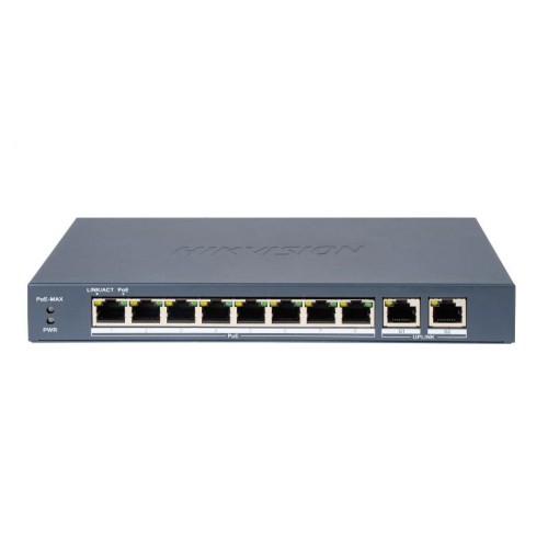 Суич HIKVISION 8 Port Fast Ethernet Unmanaged POE Switch 8 x 10/100 Mbps PoE port Суич HIKVISION 8 Port Fast Ethernet Unmanaged POE Switch 8 x 10/100 Mbps PoE port
