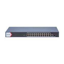 Суич HIKVISION 24 Port Gigabit Smart POE Switch 24 x Gigabit PoE port Суич HIKVISION 24 Port Gigabit Smart POE Switch 24 x Gigabit PoE port