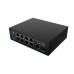 Суич LANBERG Switch ILFE-8P-1Ge-1S-120 POE 4 x BT 4 x AT SFP/ETH DIN Unmanagment Fast Ethernet