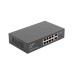 Суич LANBERG switch 8x 100mb poe+/2x 1GB unmanaged rack 10