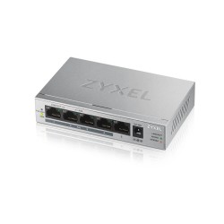 Суич ZyXEL GS1005-HP 5 Port Gigabit PoE+ unmanaged desktop Switch Суич ZyXEL GS1005-HP 5 Port Gigabit PoE+ unmanaged desktop Switch
