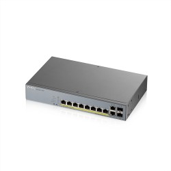 Суич ZyXEL GS1350-12HP 12 Port managed CCTV PoE switch