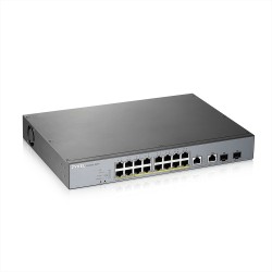 Суич ZyXEL GS1350-18HP 18 Port managed CCTV PoE switch