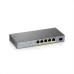 Суич ZyXEL GS1350-6HP 6 Port managed CCTV PoE switch Суич ZyXEL GS1350-6HP 6 Port managed CCTV PoE switch