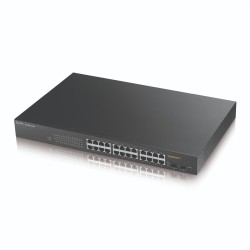 Суич ZyXEL GS1900-24HP v2 24-port GbE L2 PoE + 2 x GbE SFP slots Суич ZyXEL GS1900-24HP v2 24-port GbE L2 PoE + 2 x GbE SFP slots