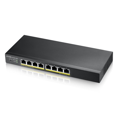 Суич ZyXEL GS1915-8EP 8-port GbE PoE Smart hybrid mode Switch Суич ZyXEL GS1915-8EP 8-port GbE PoE Smart hybrid mode Switch