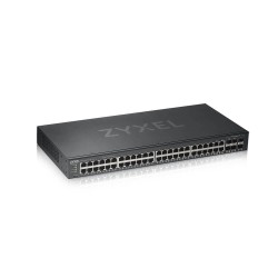 Суич ZyXEL GS1920-48v2 50 Port Smart Managed Switch 44x Gigabit Copper and 4x Gigabit dual pers.