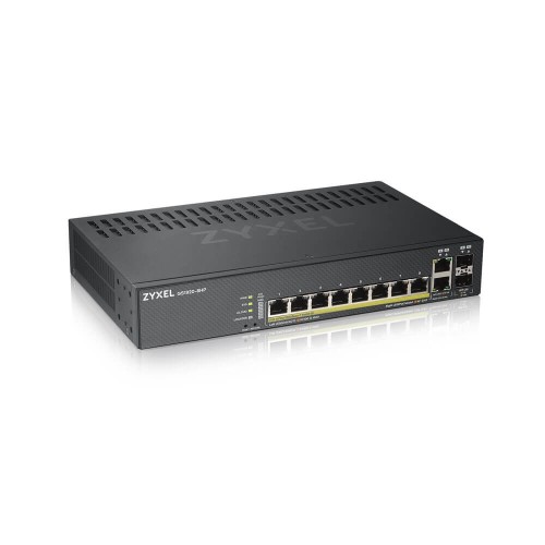 Суич ZyXEL GS1920-8HPv2 10 Port Smart Managed Switch 8x Gigabit Copper and 2x Gigabit dual pers. Суич ZyXEL GS1920-8HPv2 10 Port Smart Managed Switch 8x Gigabit Copper and 2x Gigabit dual pers.