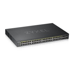 Суич ZyXEL GS1920-48HPv2 50 Port Smart Managed PoE Switch 44x Gigabit Copper PoE and 4x Gigabit dual pers. Суич ZyXEL GS1920-48HPv2 50 Port Smart Managed PoE Switch 44x Gigabit Copper PoE and 4x Gigabit dual pers.