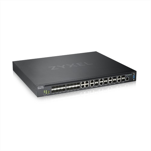 Суич ZyXEL XS3800-28 28-port 10GbE L2+ Managed Switch Nebula Flex Pro (dual AC Суич ZyXEL XS3800-28 28-port 10GbE L2+ Managed Switch Nebula Flex Pro (dual AC