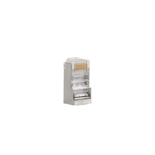 Конектори LANBERG RJ-45 FTP CAT.5e plug 8P8C Pass Throug Type Конектори LANBERG RJ-45 FTP CAT.5e plug 8P8C Pass Throug Type
