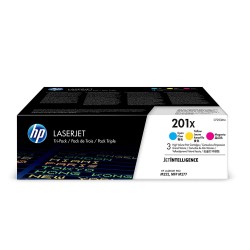 Тонер HP 201X 3-pack High Yield Cyan/Magenta/Yellow Original LaserJet Toner Cartridges Тонер HP 201X 3-pack High Yield Cyan/Magenta/Yellow Original LaserJet Toner Cartridges