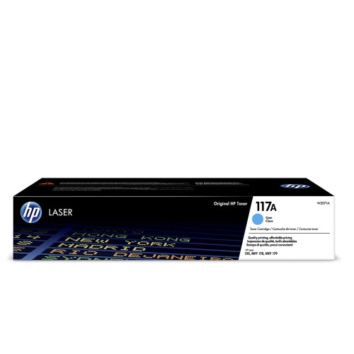 Тонер HP 117A Cyan Original Laser Toner Cartridge Тонер HP 117A Cyan Original Laser Toner Cartridge