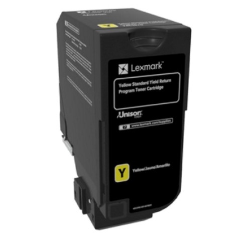 Тонер LEXMARK 74C2SY0 CS720 CS/CX725 Yellow Return Programme 7K Toner Cartridge Тонер LEXMARK 74C2SY0 CS720 CS/CX725 Yellow Return Programme 7K Toner Cartridge