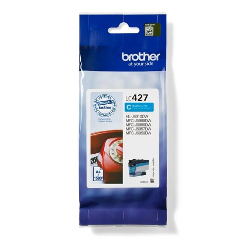 Мастилена касета Brother LC-427C Cyan Ink Cartridge