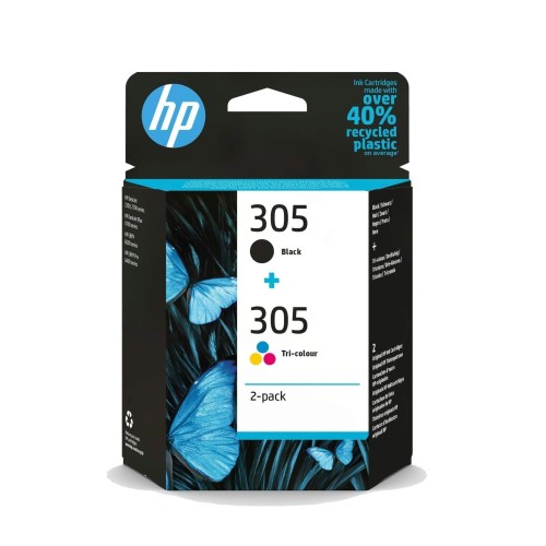 Мастилена касета HP 305 2-Pack Tri-color/Black Original Ink Cartridge Мастилена касета HP 305 2-Pack Tri-color/Black Original Ink Cartridge