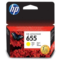 Мастилена касета HP 655 Yellow Ink Cartridge Мастилена касета HP 655 Yellow Ink Cartridge