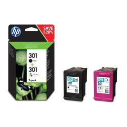 Мастилена касета HP 301 2-pack Black/Tri-color Original Ink Cartridges Мастилена касета HP 301 2-pack Black/Tri-color Original Ink Cartridges