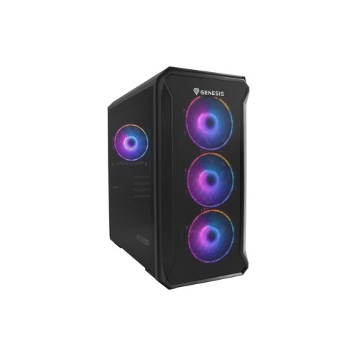 Кутия за компютър GENESIS PC Case Irid 503 ARGB V2 MATX Mini Tower Window Black Кутия за компютър GENESIS PC Case Irid 503 ARGB V2 MATX Mini Tower Window Black