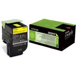 Тонер LEXMARK 80C2HY0 CX410 510 Yellow Return Programme 3K Toner Cartridge Тонер LEXMARK 80C2HY0 CX410 510 Yellow Return Programme 3K Toner Cartridge