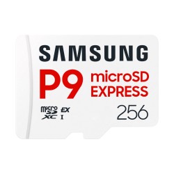 Карта памет SAMSUNG 256GB micro SD Card P9 Express UHS-I Read 65K IOPS UHS-I 2K IOPS - Write 52K IOPS Карта памет SAMSUNG 256GB micro SD Card P9 Express UHS-I Read 65K IOPS UHS-I 2K IOPS - Write 52K IOPS