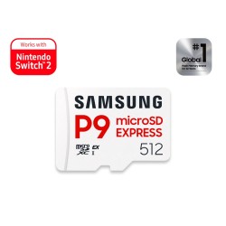 Карта памет SAMSUNG 512GB micro SD Card P9 Express UHS-I Read 65K IOPS UHS-I 2K IOPS - Write 52K IOPS Карта памет SAMSUNG 512GB micro SD Card P9 Express UHS-I Read 65K IOPS UHS-I 2K IOPS - Write 52K IOPS