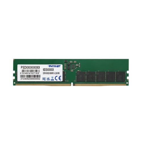 Памет PATRIOT Signature ECC UDIMM DDR5 32GB 5600Mhz Памет PATRIOT Signature ECC UDIMM DDR5 32GB 5600Mhz