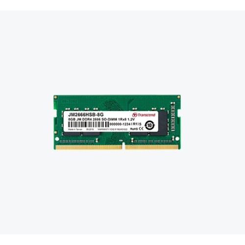 Памет TRANSCEND 16GB JM DDR4 2666Mhz SO-DIMM 2Rx8 1Gx8 CL19 1.2V