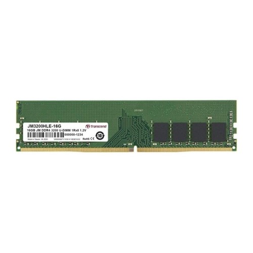 Памет TRANSCEND 8GB JM DDR4 3200Mhz U-DIMM 1Rx8 1Gx8 CL22 1.2V Памет TRANSCEND 8GB JM DDR4 3200Mhz U-DIMM 1Rx8 1Gx8 CL22 1.2V