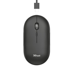 Мишки TRUST Puck Wireless & BT Rechargeable Mouse Black Мишки TRUST Puck Wireless & BT Rechargeable Mouse Black