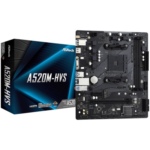 Дънна платка ASROCK A520M-HVS Дънна платка ASROCK A520M-HVS