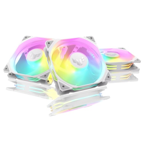 Вентилатор ASUS TUF Gaming TR120 Reverse ARGB 3 Pack White Вентилатор ASUS TUF Gaming TR120 Reverse ARGB 3 Pack White