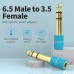 Преходник Vention 6.5 mm M to 3.5 mm F VAB-S01-L Преходник Vention 6.5 mm M to 3.5 mm F VAB-S01-L