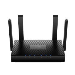 Рутер CUDY WR3000 AX3000 Gigabit Wi-Fi 6 Mesh Router 2402Mbps at 5GHz + 574Mbps at 2.4GHz 4 x 10/100/1000Mbps Ports Рутер CUDY WR3000 AX3000 Gigabit Wi-Fi 6 Mesh Router 2402Mbps at 5GHz + 574Mbps at 2.4GHz 4 x 10/100/1000Mbps Ports