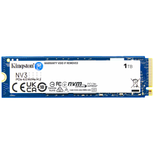 SSD KINGSTON 1TB NV3 SSD M.2 2280 PCIe 4.0 NVMe SSD KINGSTON 1TB NV3 SSD M.2 2280 PCIe 4.0 NVMe