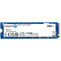 SSD KINGSTON 500GB NV3 SSD M.2 2280 PCIe 4.0 NVMe SSD KINGSTON 500GB NV3 SSD M.2 2280 PCIe 4.0 NVMe